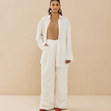 Sakina Set - White striped