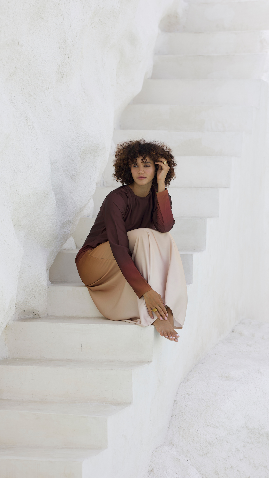 Timeless Dress - Shades of brown