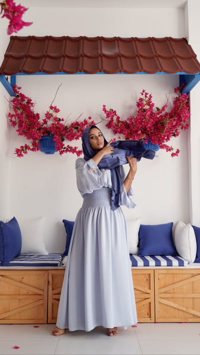Jawahra Dress - Baby blue (Vente privée)