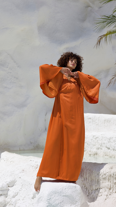 Lima Dress - Orange