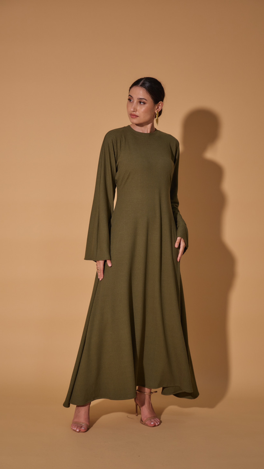 Amma Dress - Kaki