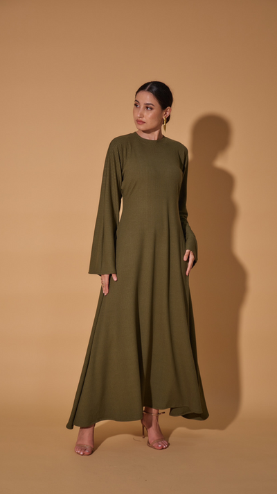 Amma Dress - Kaki
