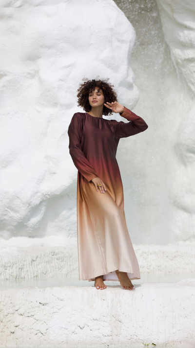 Timeless Dress - Shades of brown
