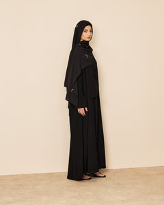 Crystal Abaya - Black