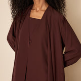 Crystal Abaya - Brown