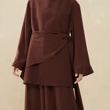 The flow jacket - Deep brown