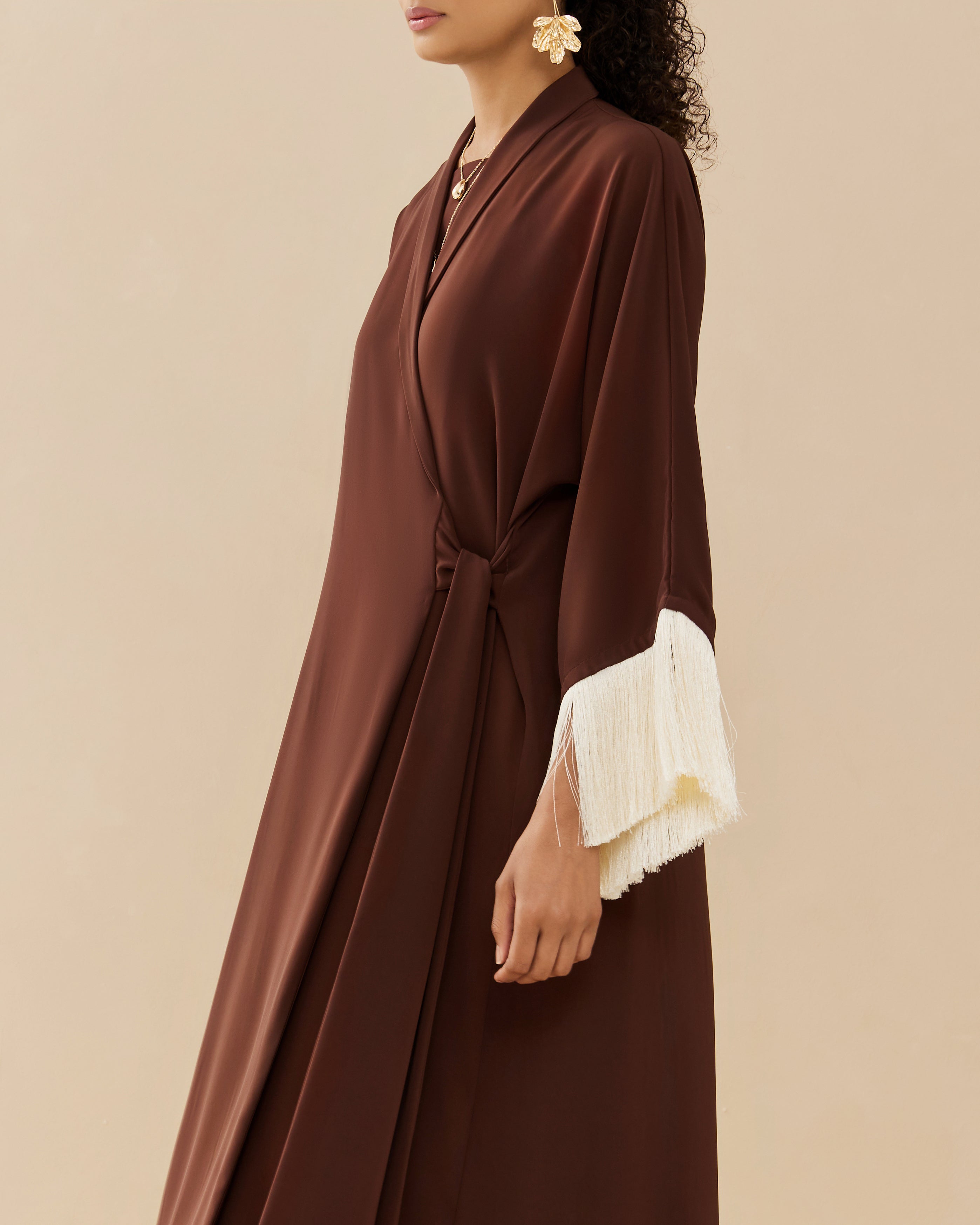 Selena Kimono - Brown