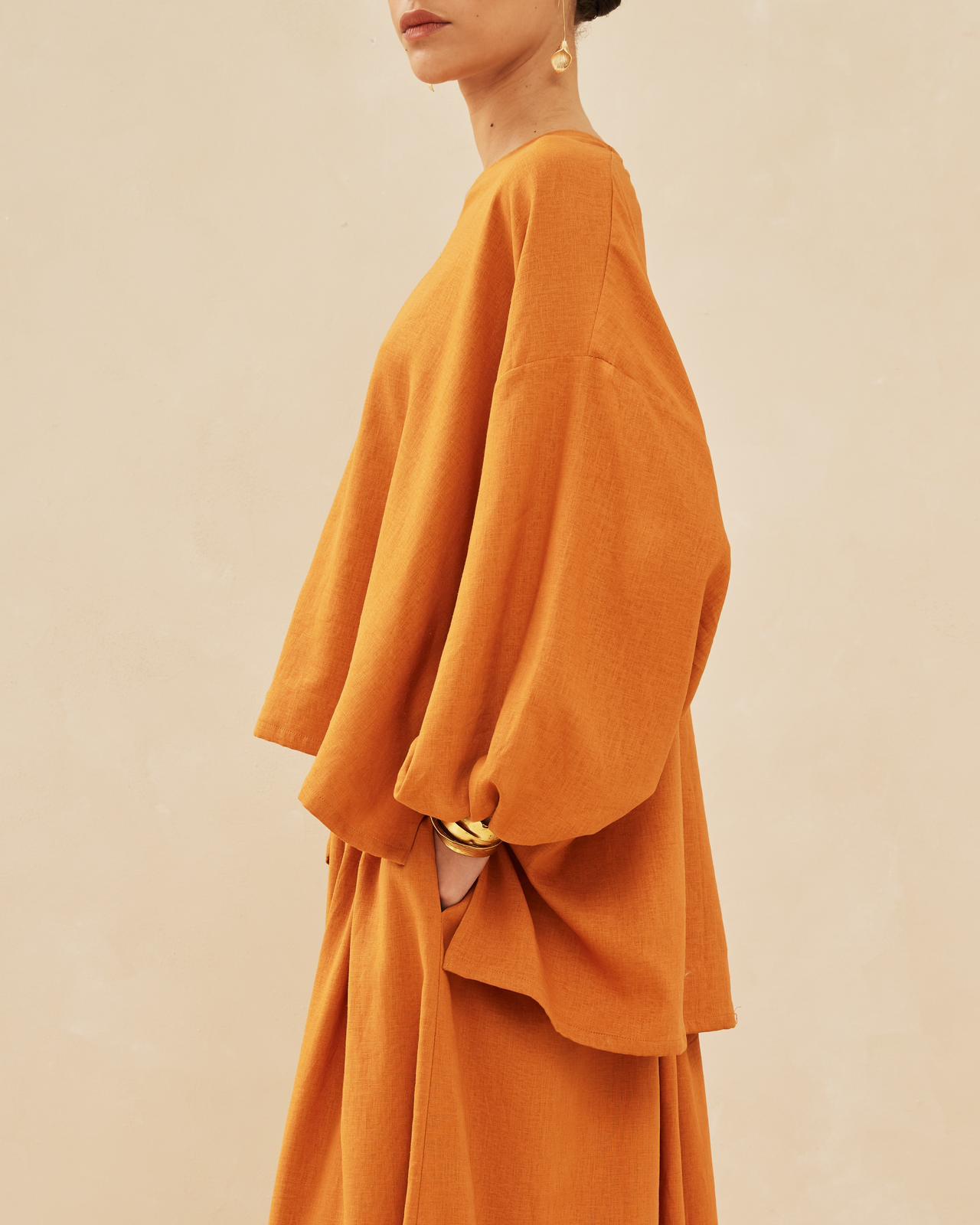 Lilya Set Orange AL HAYA PARIS lilya-set-orange-al-haya-paris