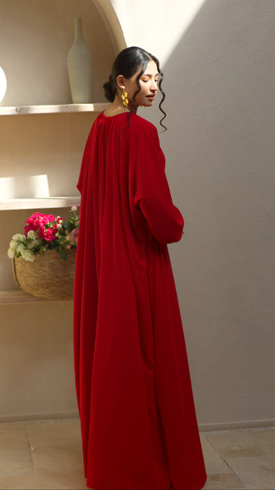 SANTORINI Dress - Red