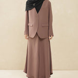 The work edit skirt - Taupe