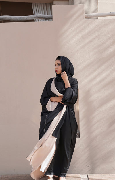 Qamar kimono - Black