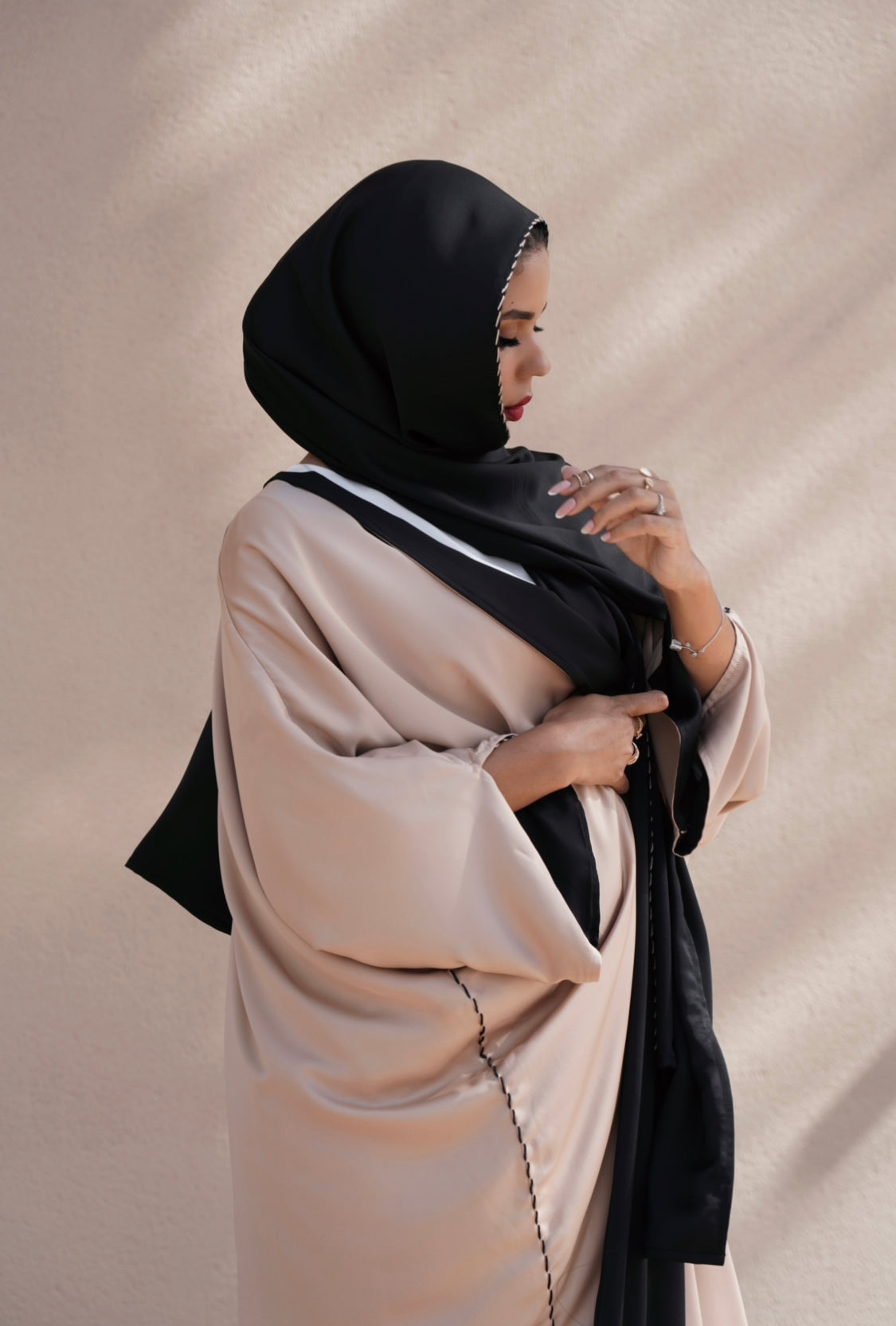Qamar kimono - Black